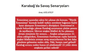 Araz Aslanli 21 YY Dergisinde Qarabag meqalesi 2016 Aprel  2